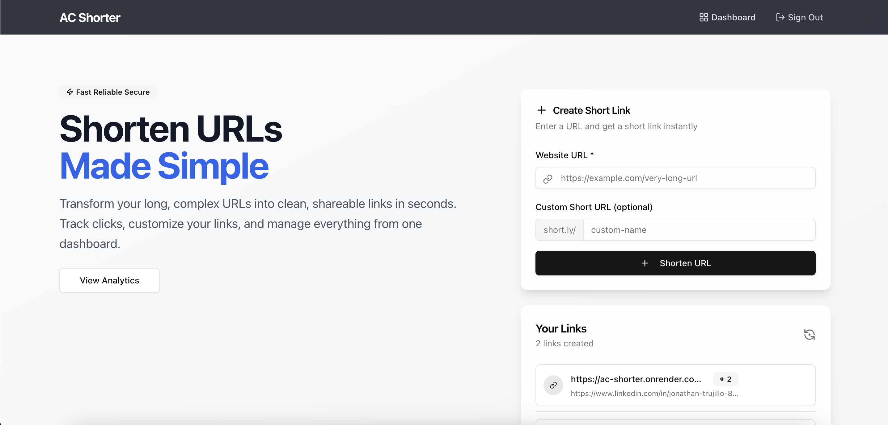 URL Shortener